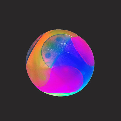 Set of 2 Illuminated Dog Balls - LED Glow in the Dark Pet Toys for Dogs and Cats